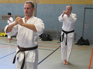 Ablauf des Karate-Trainings